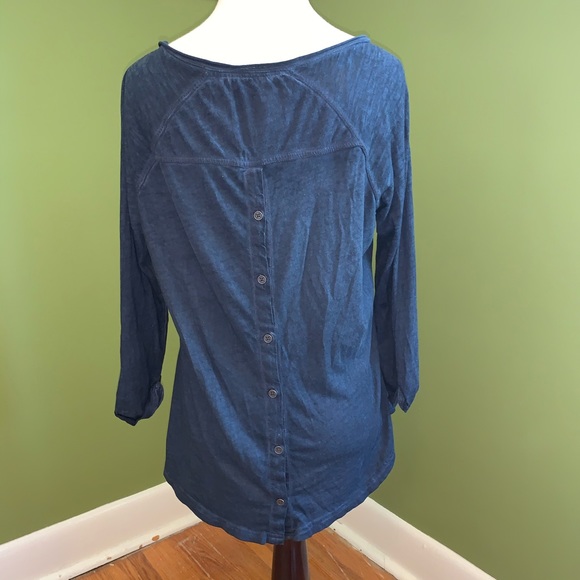 Garcia Jeans jersey pullover, in navy. Size small. - Picture 2 of 8